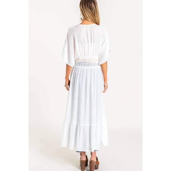 NEW LUSH andreia lace duster in white - Picture 3 of 3